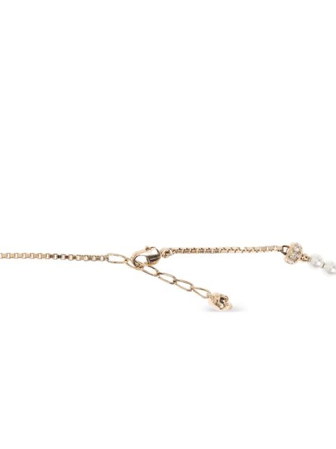 Alexander McQueen crystal-embellished necklace - Gold