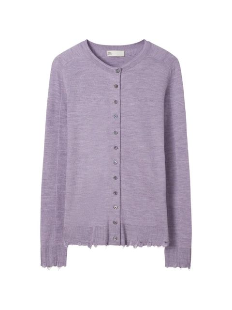 Tory Burch silk cardigan - Purple - zdjęcie produktu nr 1