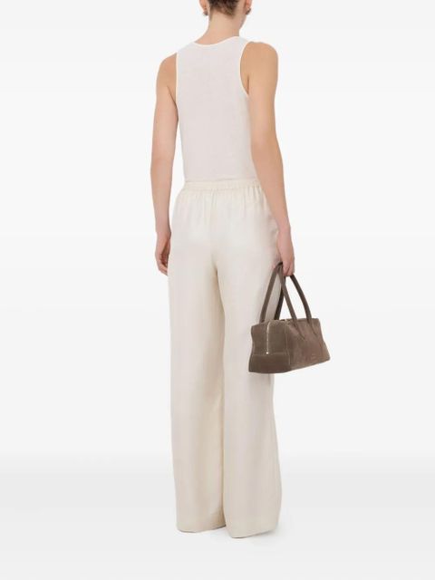LouLou de Saison LARS lace-stitch trousers - Neutrals