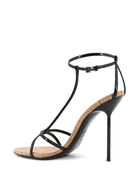 Paris Texas Lidia leather sandals - Black