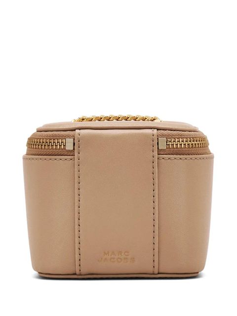 Marc Jacobs logo chain leather mini bag - Neutrals