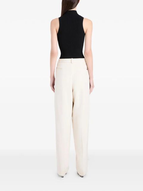 Proenza Schouler Clementina twill pleated trousers - Neutrals