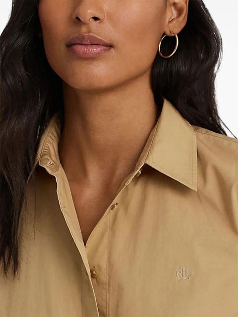 Lauren Ralph Lauren logo-embroidered shirt - Neutrals