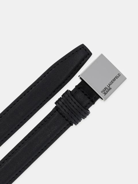 Karl Lagerfeld Jeans pasek damski kolor czarny A1W33125 - zdjęcie produktu nr 2