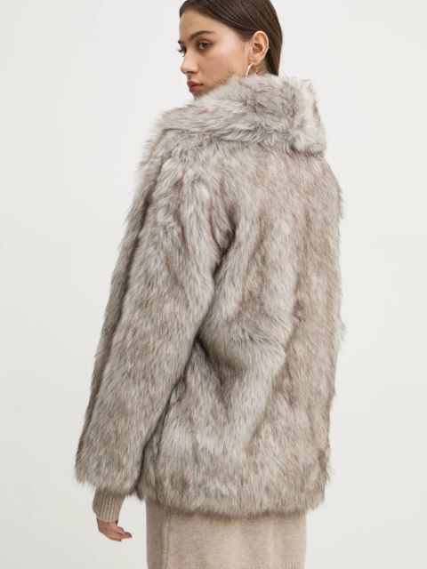 Abercrombie & Fitch płaszcz damski kolor szary przejściowa KI144-4281