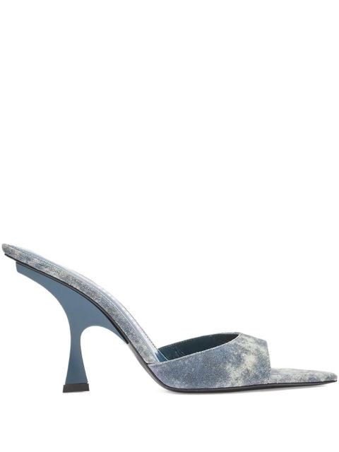 The Attico 95mm open-toe slip-on sandals - Blue - zdjęcie produktu nr 1