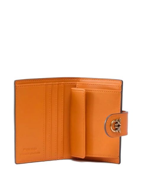 PINKO logo-detail wallet - Orange