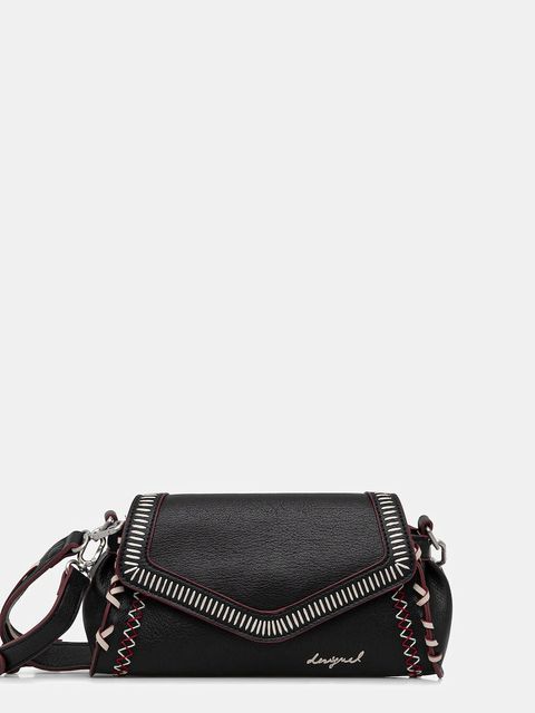 Desigual torebka MANHATTAN PESPUNTES Z kolor czarny 25WAXPBE - zdjęcie produktu nr 1