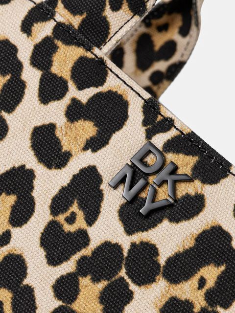 Dkny torebka kolor beżowy R52ALR57