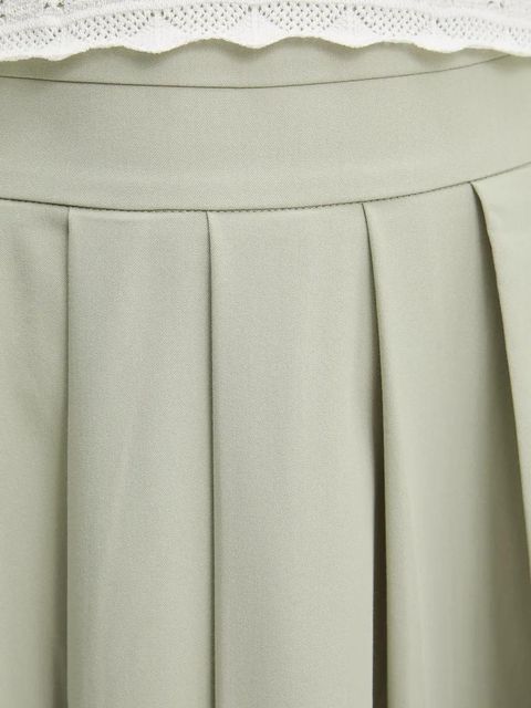 Answear.LAB spódnica kolor zielony maxi rozkloszowana