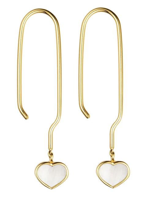 Design Letters kolczyki ze srebra pokrytego złotem - zdjęcie produktu nr 2