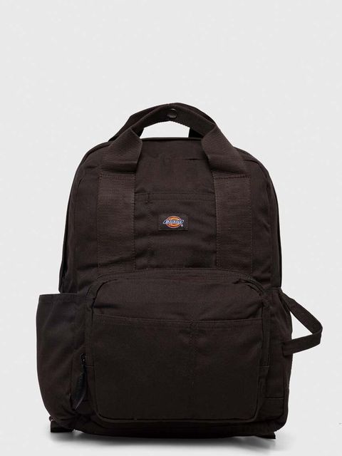 Dickies plecak kolor brązowy duży gładki - zdjęcie produktu nr 1