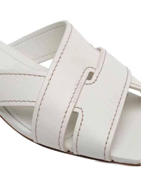 Tod's square sandals - White