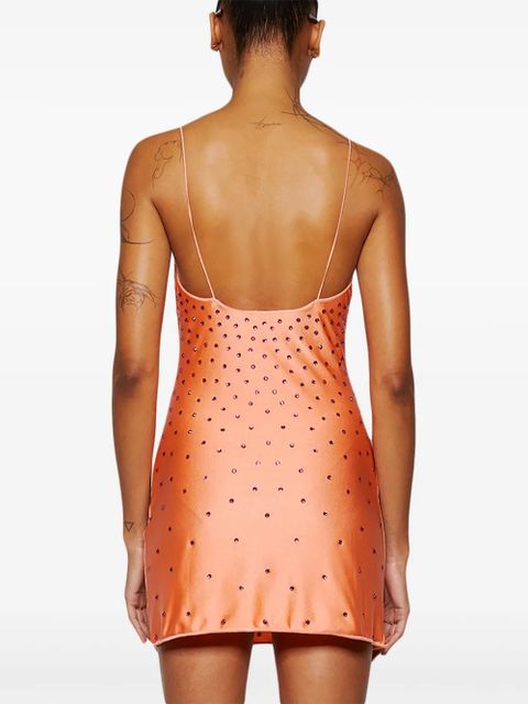 Oséree crystal-embellished satin minidress - Orange - zdjęcie produktu nr 2