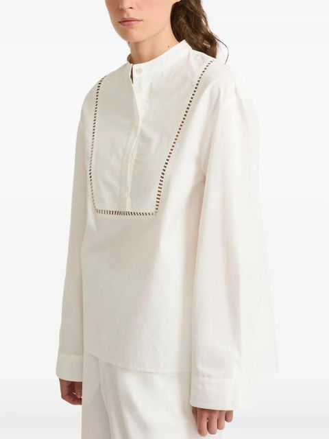 Yves Salomon poplin blouse - White - zdjęcie produktu nr 2