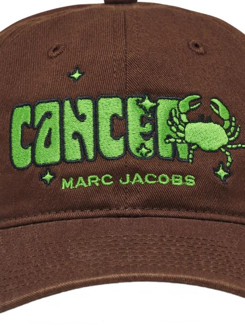 Marc Jacobs The Zodiac embroidered baseball cap - Brown
