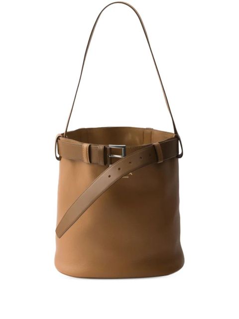 Prada Buckle bucket bag - Brown - zdjęcie produktu nr 1