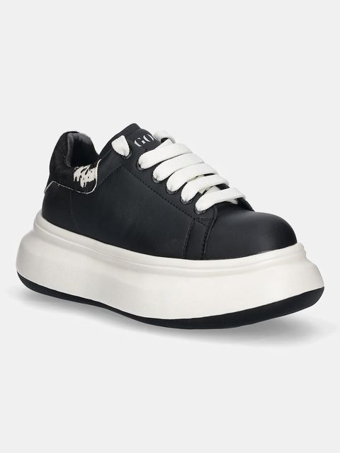 GOE sneakersy skórzane damskie kolor czarny SS2N4001 BLACK - zdjęcie produktu nr 1