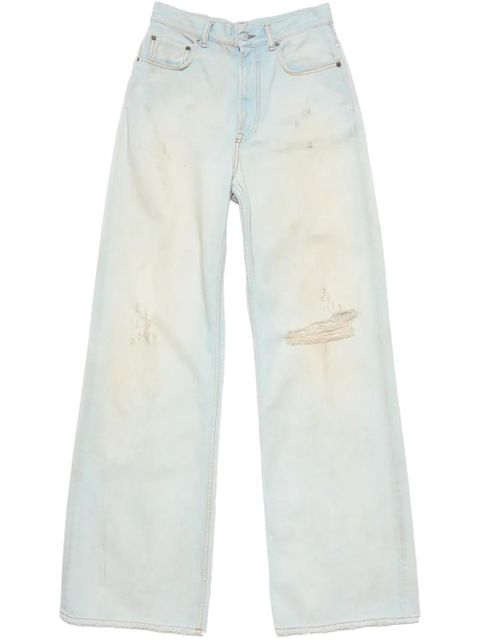 Acne Studios distressed relaxed-fit jeans - Blue - zdjęcie produktu nr 1