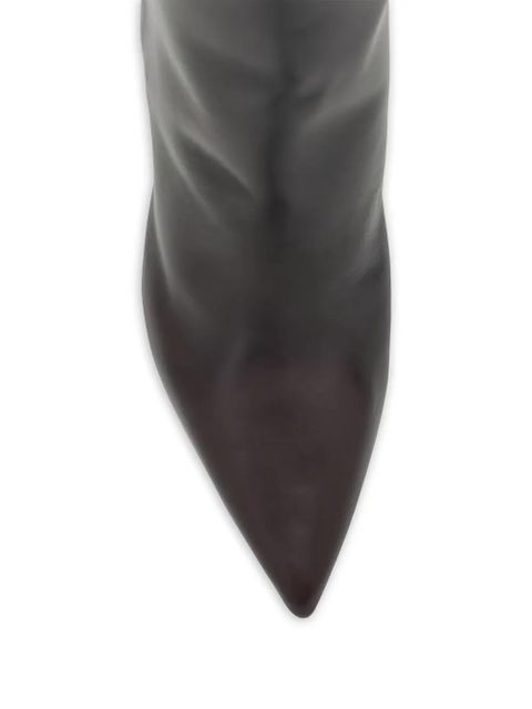 Jimmy Choo 85mm pointed-toe boots - Brown