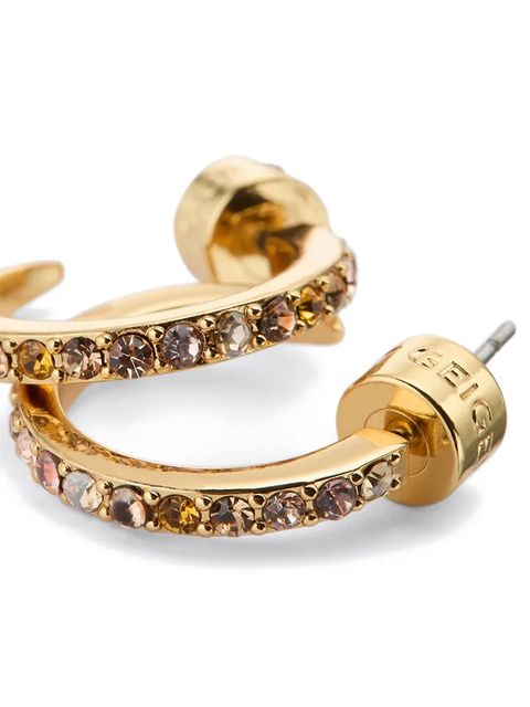 Kurt Geiger London kolczyki damskie metalowe z cyrkonią - zdjęcie produktu nr 1