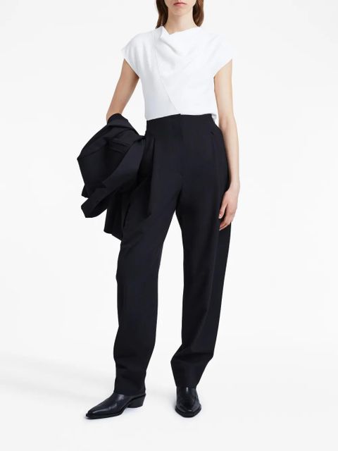 Proenza Schouler Matte Viscose Crepe Shell Top - White