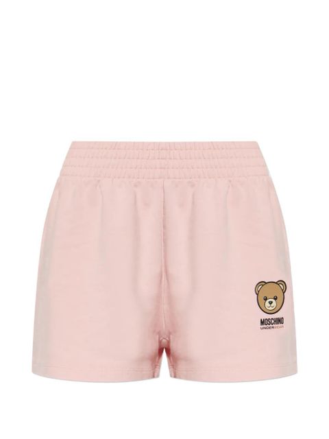 Moschino logo-print shorts - Pink - zdjęcie produktu nr 1