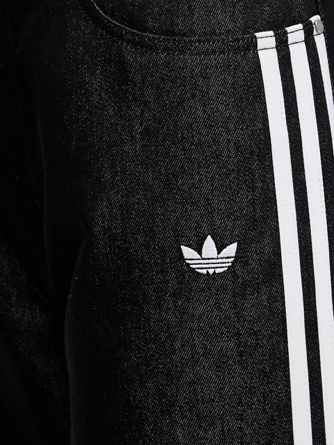 adidas Originals jeansy Baggy Shine Dnm damskie high waist KE9799