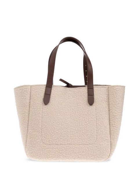 JW Anderson logo-embroidered tote bag - Neutrals - zdjęcie produktu nr 2
