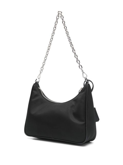 Prada crystal-embellished shoulder bag - Black - zdjęcie produktu nr 2
