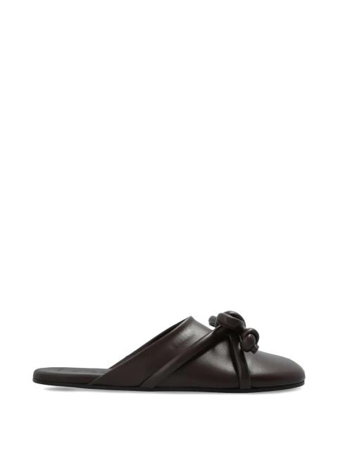 LOEWE Flamengo knot mule - Brown - zdjęcie produktu nr 1