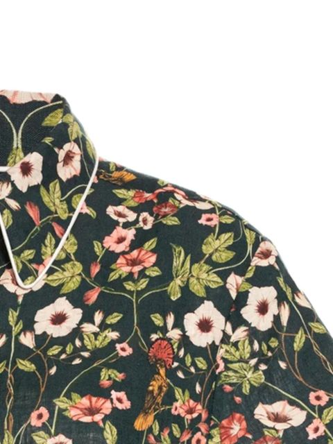 Agua By Agua Bendita floral-print shirt - Green - zdjęcie produktu nr 2