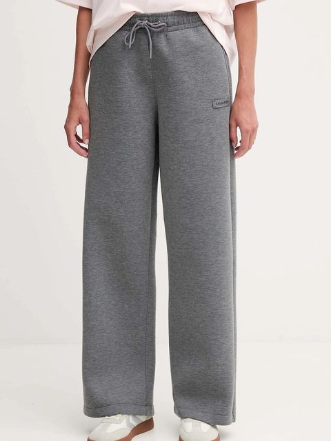 Calvin Klein Jeans spodnie dresowe damskie kolor szary melanżowe LV144D226G - zdjęcie produktu nr 1