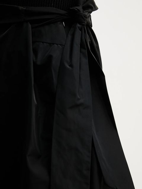 Sandro Ferrone spódnica kolor czarny midi rozkloszowana S14YBFBERE