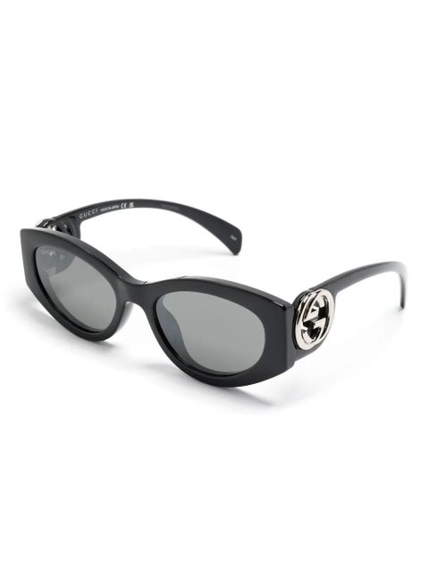 Gucci Eyewear Interlocking G cat-eye sunglasses - Black - zdjęcie produktu nr 2