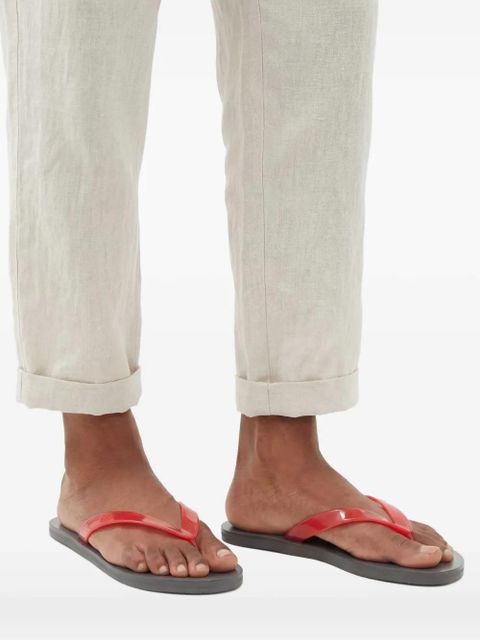 Ancient Greek Sandals Saionara Jelly flip flops - Red