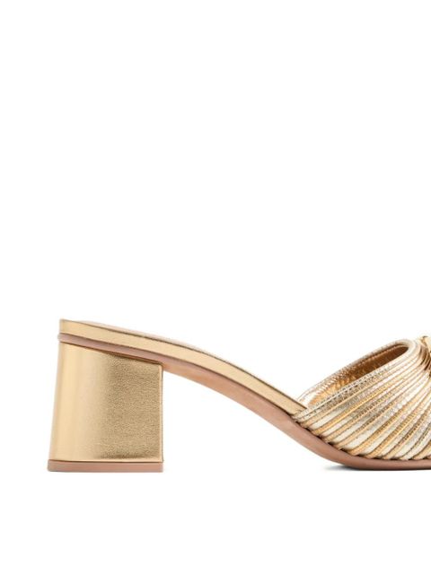 Valentino Garavani 60mm VLogo sandals - Gold