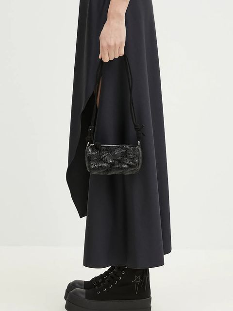 Fiorucci torebka Suede Rhinestone Micro Mella kolor czarny U01FMASL005LE05BK01