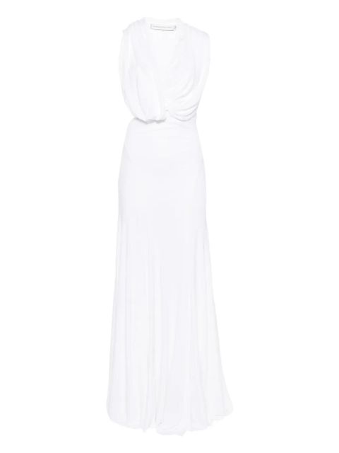 Christopher Esber draped cut-out maxi dress - White - zdjęcie produktu nr 1
