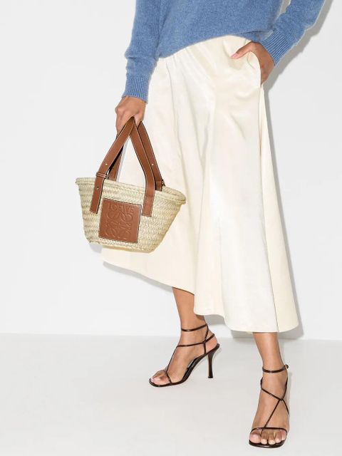 LOEWE raffia tote bag - Neutrals - zdjęcie produktu nr 2