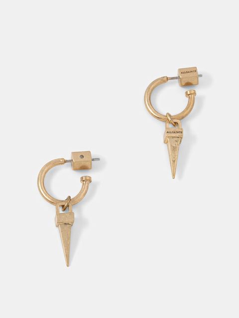 AllSaints kolczyki damskie metalowe - zdjęcie produktu nr 2