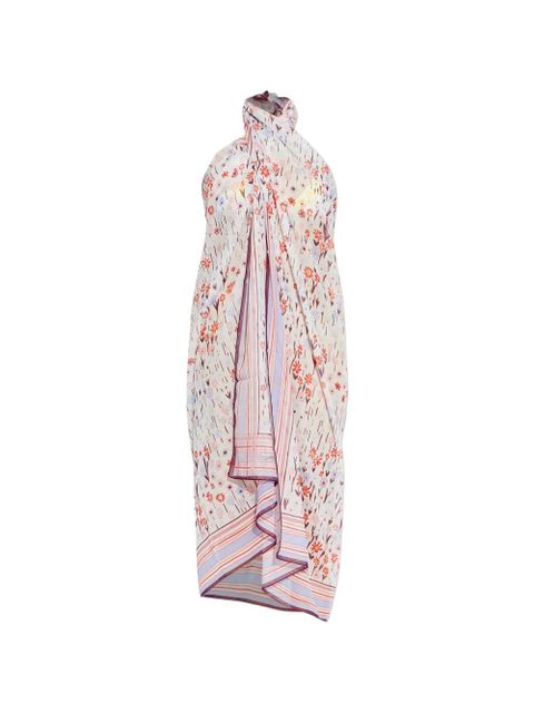 Lanvin floral-pattern beach dress - White - zdjęcie produktu nr 1