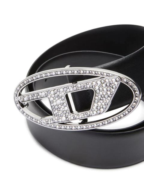 Diesel B-1DR leather belt - Black - zdjęcie produktu nr 2