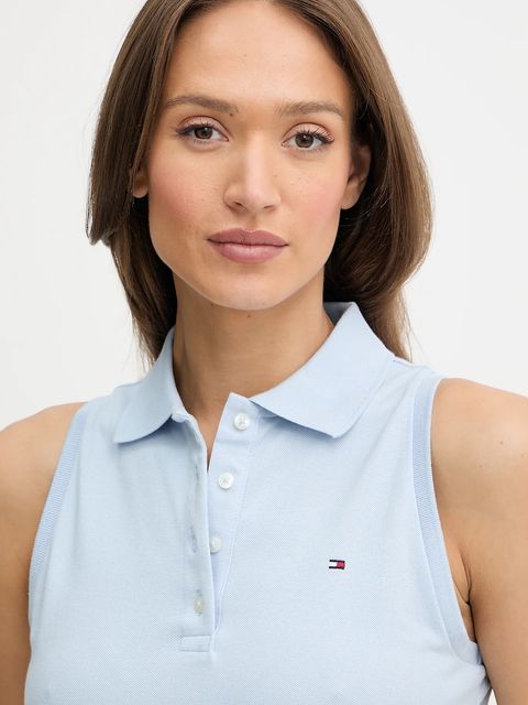 Tommy Hilfiger top damskie kolor niebieski WW0WW46790