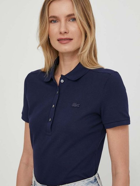 Lacoste polo damskie kolor granatowy PF5462 - zdjęcie produktu nr 1