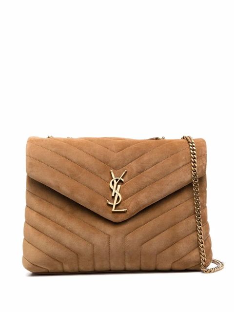 Saint Laurent Loulou medium shoulder bag - Brown