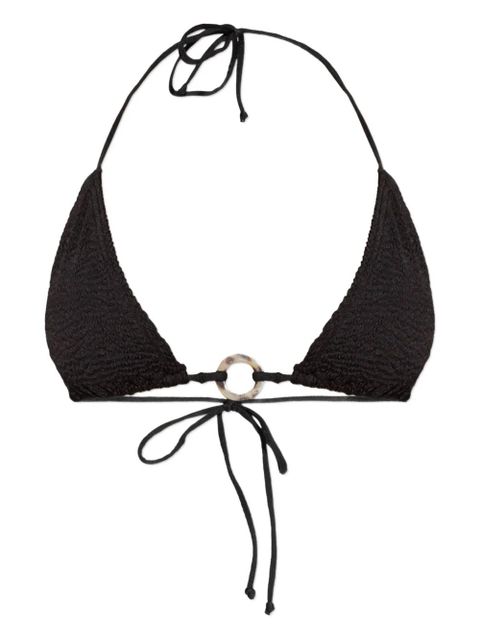 Bond-eye Ring Ingrid bikini top - Black - zdjęcie produktu nr 1