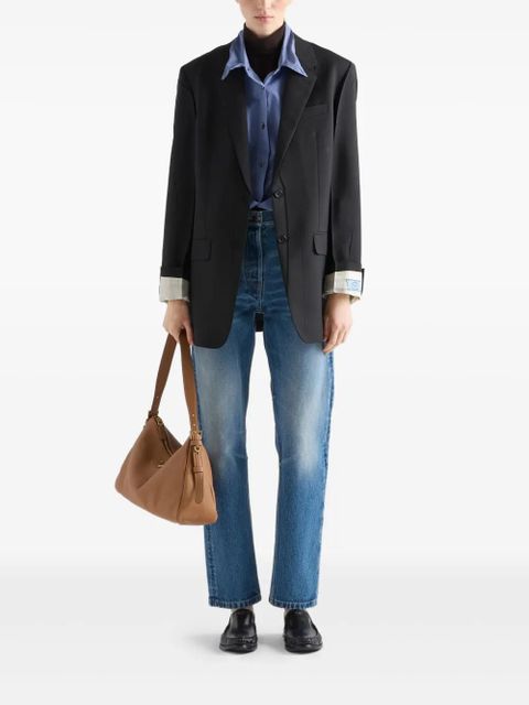 Prada cotton straight-leg jeans - Blue - zdjęcie produktu nr 2
