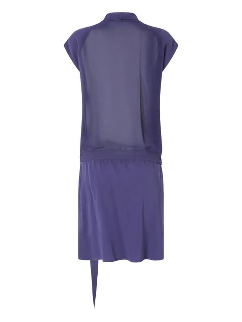 PINKO tie-waist short dress - Purple - zdjęcie produktu nr 2