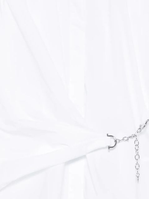 Lauren Ralph Lauren chain-detail long-sleeve shirt - White